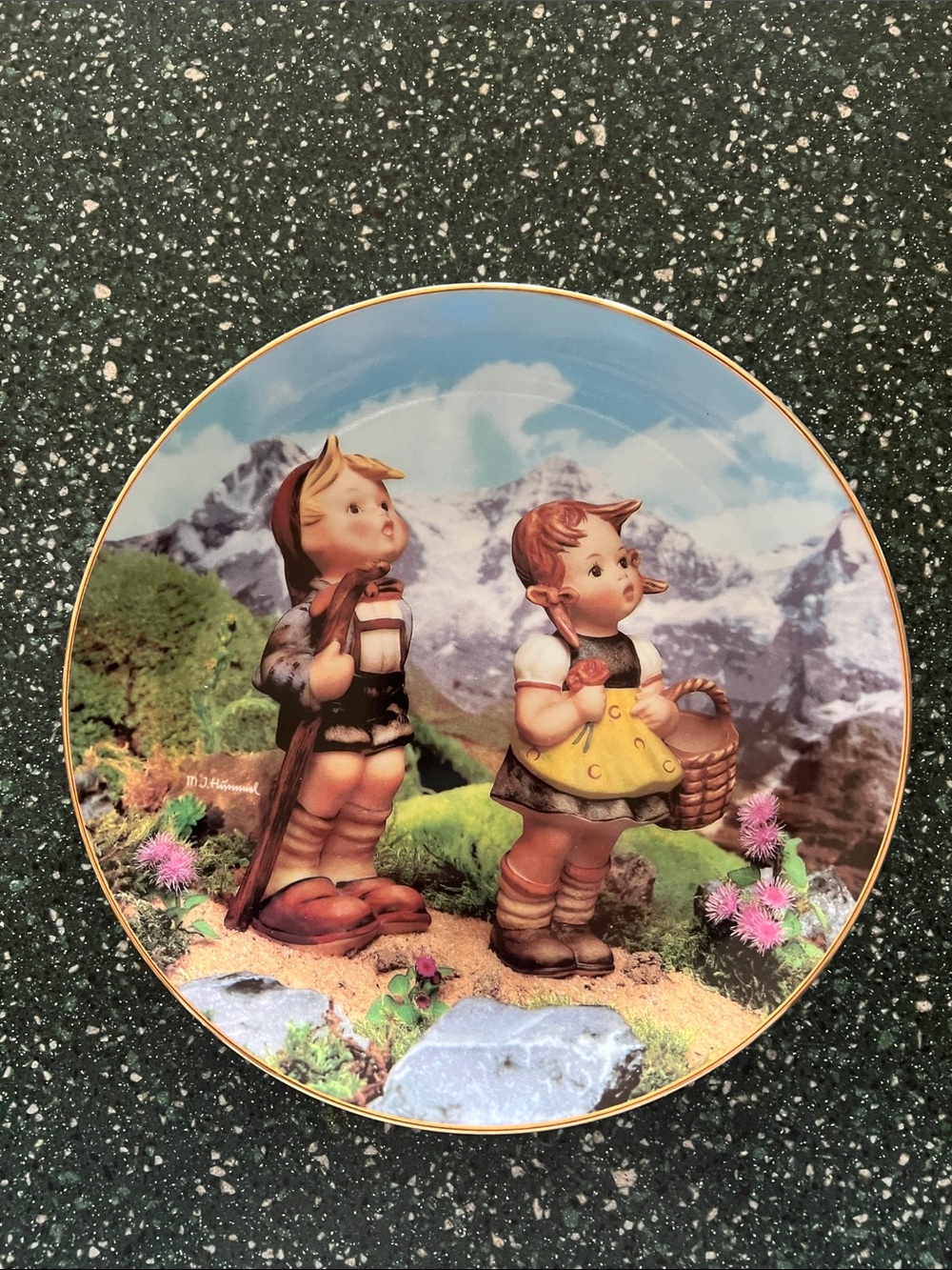 M.J.Hummel “Little Explorers” Plate